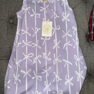 The Beaufort Bonnet Company Lavender Bow Print Dress
